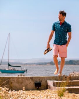 BRAKEBURN PINK DRAWCORD SHORTS