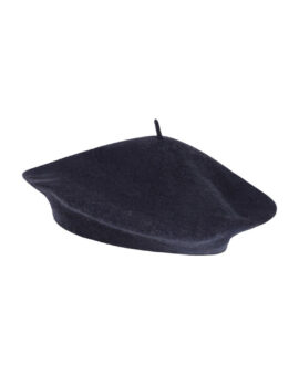 ALICE COLLINS  - ALICE 100% WOOL RICH NAVY BERET