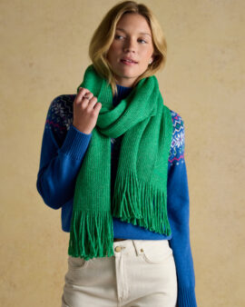 JOULES ROSA GREEN SCARF