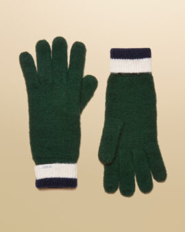 JOULES CAVERSHAM NAVY/GREEN GLOVES