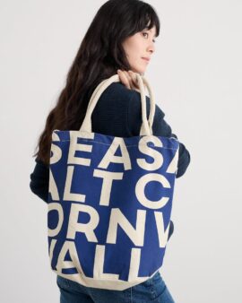 SEASALT CANVAS TOTE BAG - LETTERS LOGO