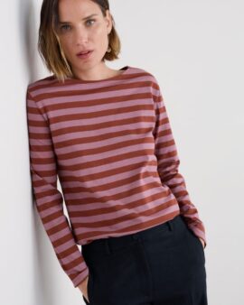SEASALT SAILOR SHIRT- SCALLION BURGUNDY