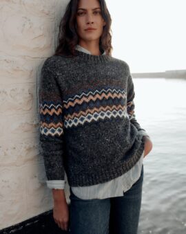 SEASALT GOLDEN LIGHT JUMPER - SONATA COAL JETTY MIX