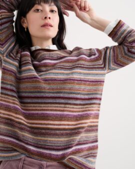 SEASALT FRUITY JUMPER RIPPLE MARKS COCOA MULTI