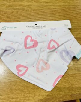 BABYMAC ORGANIC COTTON HEART BIB