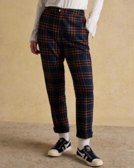 JOULES CORA PLAID TROUSER