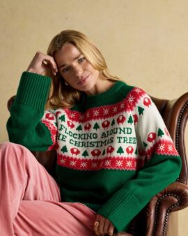 JOULES FLOCKING XMAS JUMPER