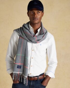 JOULES LANGTREE SANDFORD CHECK SCARF