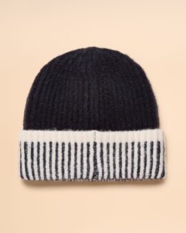JOULES WANDERER NAVY BEANIE HAT