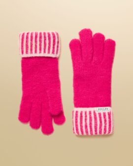 JOULES WANDERER PINK GLOVES