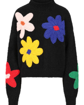ALICE COLLINS ABBIE PULLOVER - BLACK