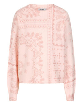 ALICE COLLINS HANIA BANDANA PULLOVER - CHALK PINK