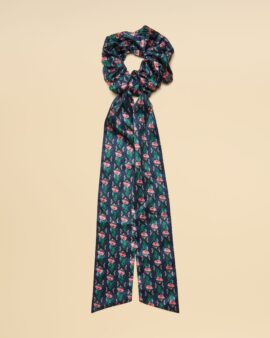 JOULES ELISSIA NAVY SCARF SCRUNCHIE