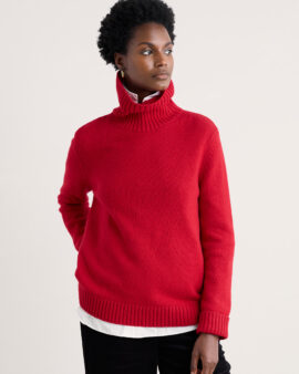 SEASALT BRAQUE JUMPER - CARMINE