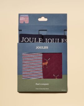 JOULES CROWN JOULES GREAT BUCK PACK OF TWO BOXER SHORTS