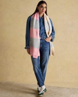JOULES POPLEY / CAVERSHAM PINK SCARF