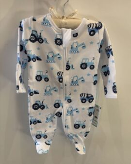 BABYMAC SLEEPSUIT/BABYGROW - TRACTOR/VEHICLE