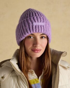JOULES ROSA PURPLE BEANIE HAT
