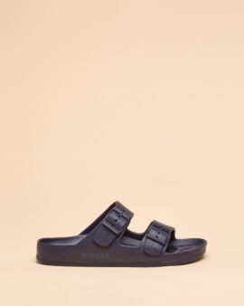 JOULES SUNSEEKER MENS NAVY BLUE EVA SLIDERS