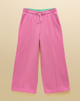 JOULES GIRLS PIPER  PINK WIDE LEG JOGGER