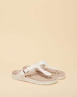 JOULES SOLEIL WHITE BUCKLE FLIP FLOP