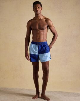 JOULES OVERTON BLUE AND NAVY SWIMMING SHORTS