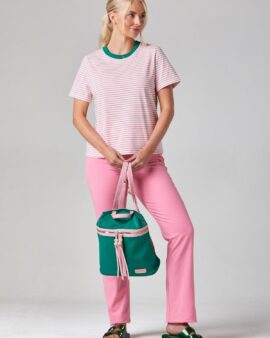 ALICE COLLINS MILEY T-SHIRT-GREEN PEPPER AND  CANDYFLOSS