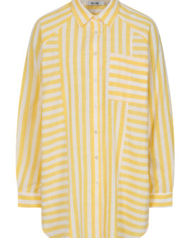 ALICE COLLINS ALISON STRIPE SHIRT - BUTTER/WHITE
