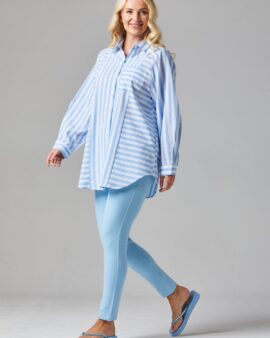 ALICE COLLINS ALISON SKY/WHITE SHIRT