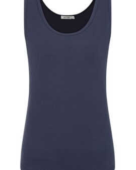 ALICE COLLINS PERFECT PLAIN VEST TOP - RICH NAVY