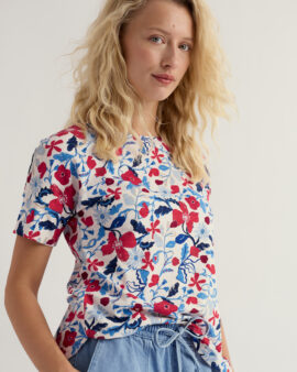 SEASALT BRYHER VIEW T-SHIRT - WINDING MEADOW CHALK