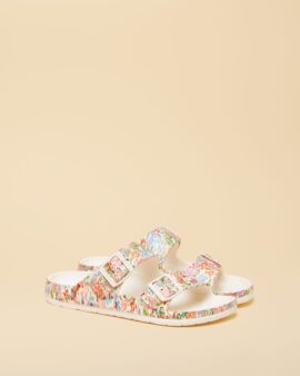 JOULES SUNSEEKER DITSY EVA DOUBLE BUCKLE SLIDER