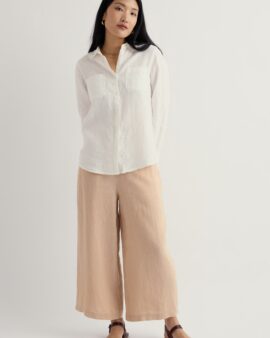SEASALT MERRIVALE LINEN CULOTTES- WHELK
