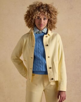 JOULES MARLOW LIGHT YELLOW DENIM JACKET