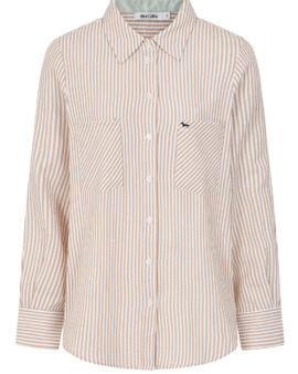ALICE COLLINS AMARA SHIRT-PEBBLE / WILD OAT