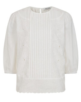 ALICE COLLINS IMOGEN BLOUSE- PEBBLE