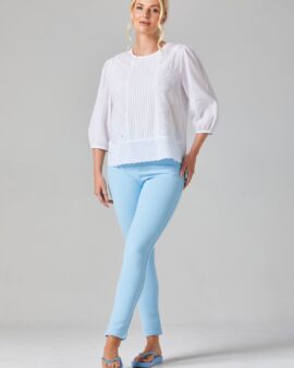 ALICE COLLINS IMOGEN BLOUSE-WHITE