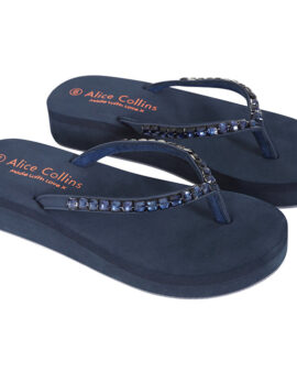 ALICE COLLINS FLIP FLOP RICH NAVY