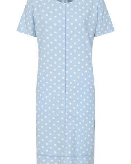 ALICE COLLINS JENNA DOT DRESS - SKY/WHITE