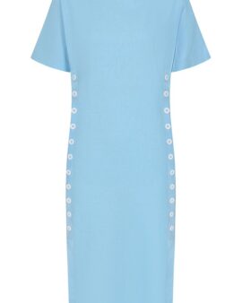 ALICE COLLINS KYLIE DRESS-SKY/WHITE