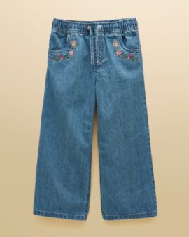 JOULES GIRLS JOSIE BLUE DENIM PULL ON JEAN