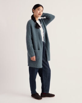 SEASALT AUTUMN SUN CARDIGAN - LIGHT NICKEL