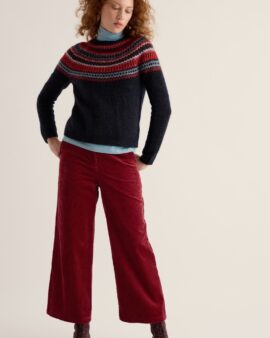 SEASALT ASPHODEL CORD TROUSER - JAM