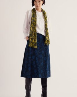SEASALT FOREST VIEW SKIRT - LINO SEEDPODS MARITIME MARINE