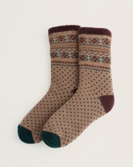 SEASALT MENS CABIN SOCKS - FOGO CABIN