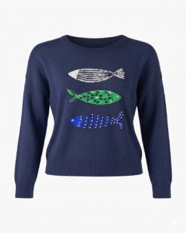ALICE COLLINS VERNA PULLOVER - RICH NAVY